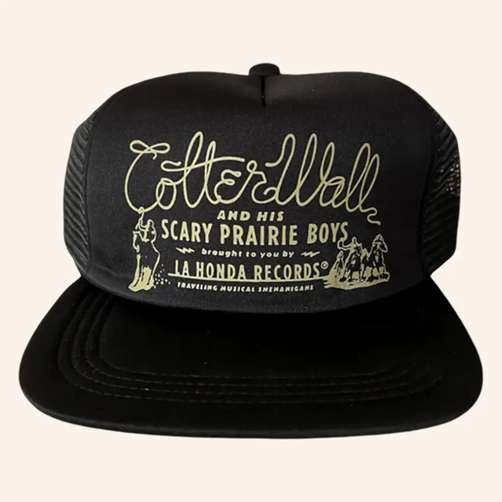Colter Wall Merch Colter Wall And His Scary Prairie Boys Trucker Snapback Hat Gifts For Dad -WearandDecor