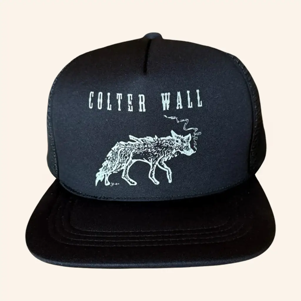 Colter Wall Merch Colter Wall Imaginary Appalachia Album Series Trucker Snapback Hat Gifts -WearandDecor