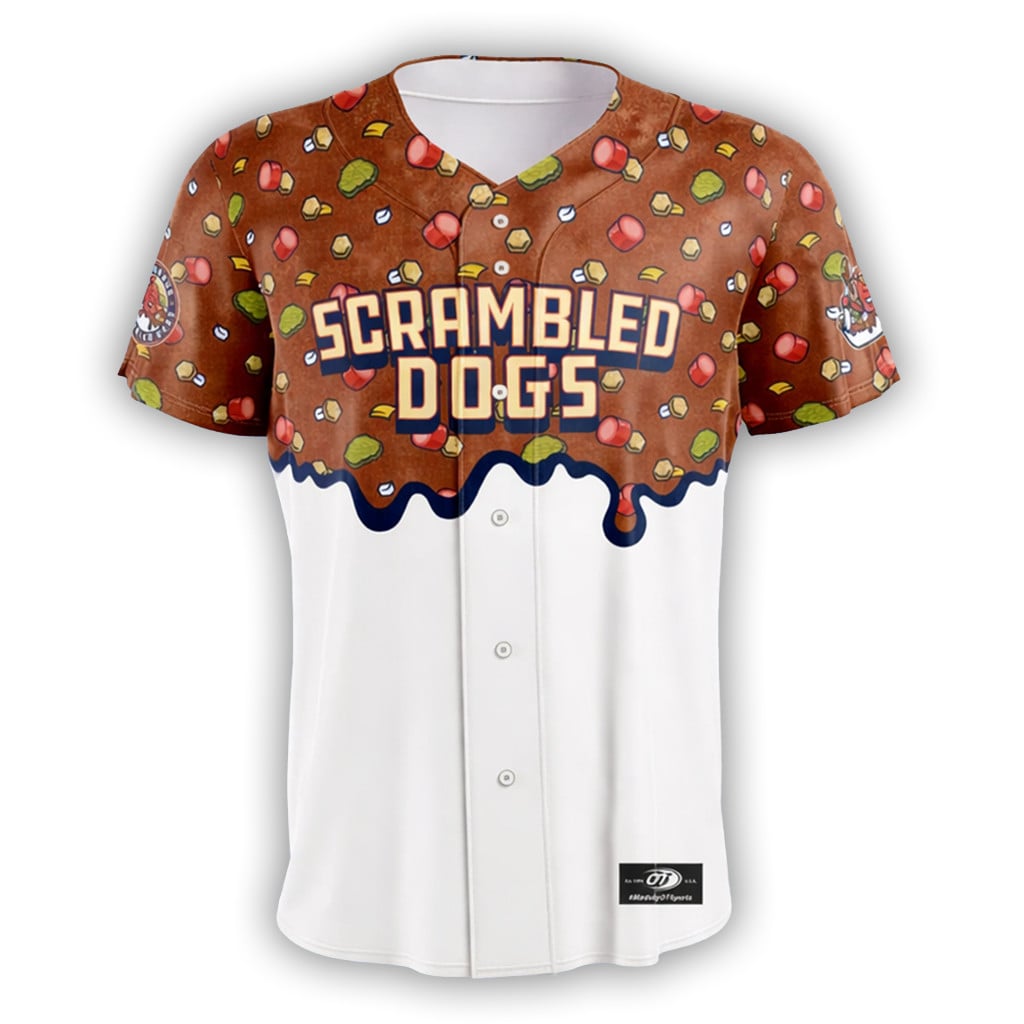Columbus Clingstones Scrambled Dogs Replica Jersey 2026 Columbus Clingstones Merch Gifts