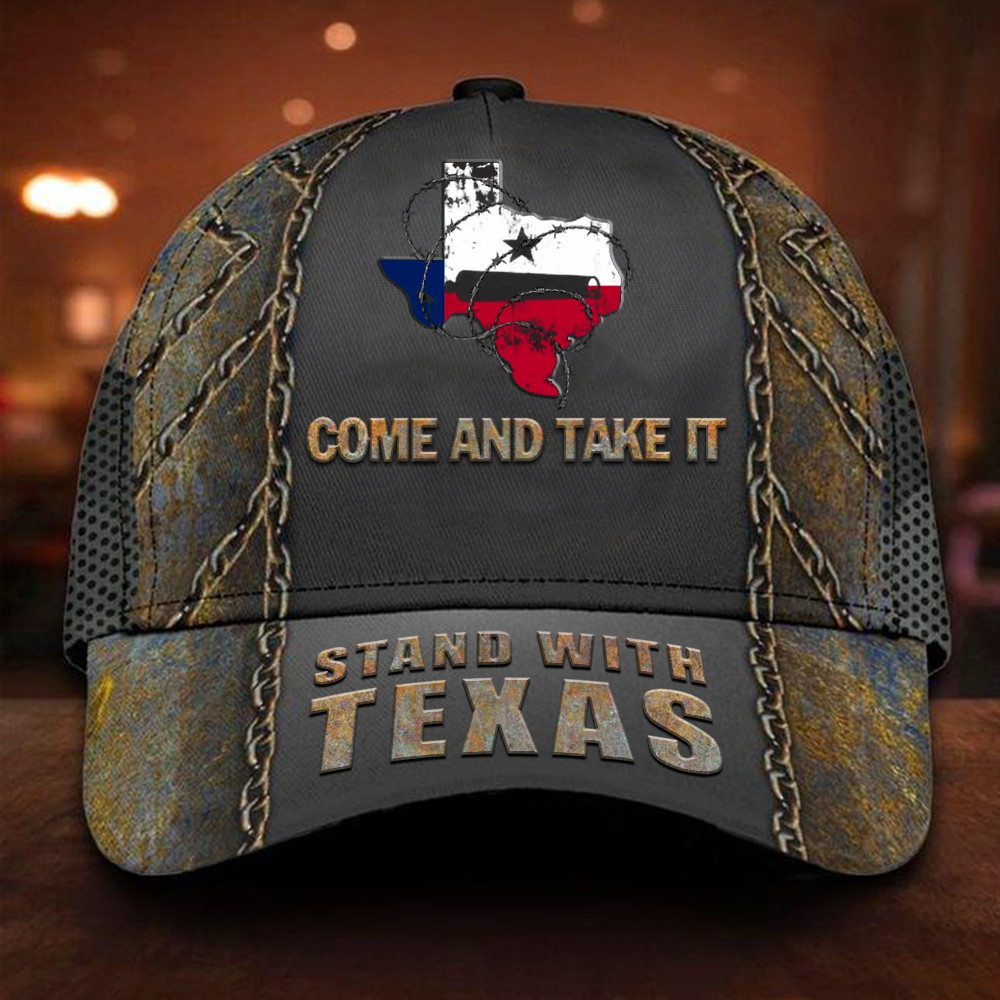 Come And Take It Razor Wire Hat Stand With Texas Hat Patriotic Merch Gifts For Texas Supporters Come And Take It Razor Wire Hat Stand With Texas Hat Patriotic Merch Gifts For Texas Supporters - Image 1