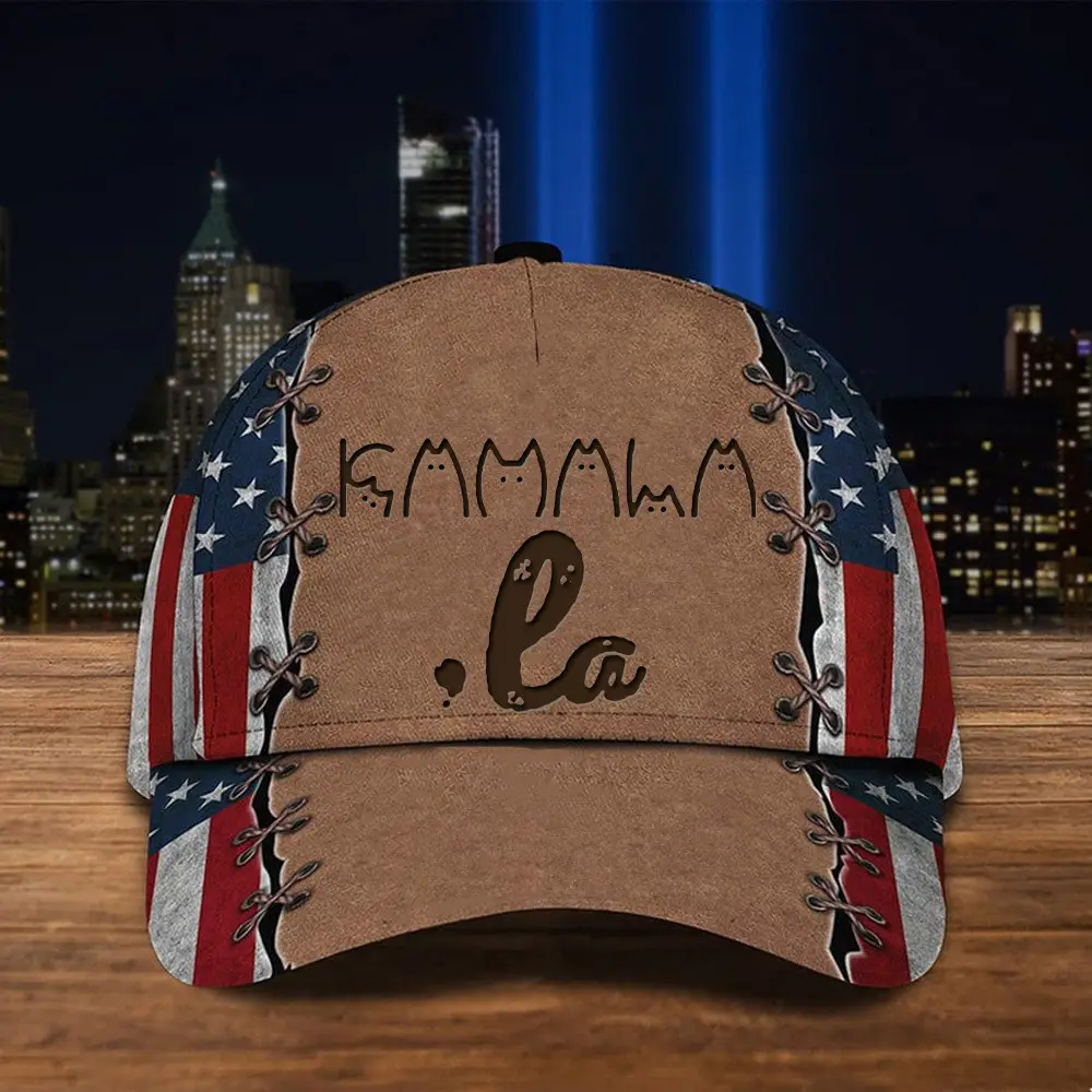 Comma La Hat Kamala For President 2024 American Flag Hat Gifts For Harris Supporters