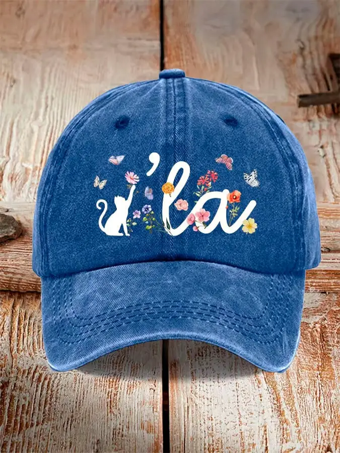 Comma La Hat Kamala Harris For President Hat Childless Cat Ladies Dad Hat