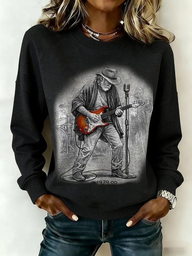 Commemorative Bob Weir Sweatshirt Women's RIP Bob Weir Memorial Merch Gift For Music Fan Commemorative Bob Weir Sweatshirt Women's RIP Bob Weir Memorial Merch Gift For Music Fan - Image 1