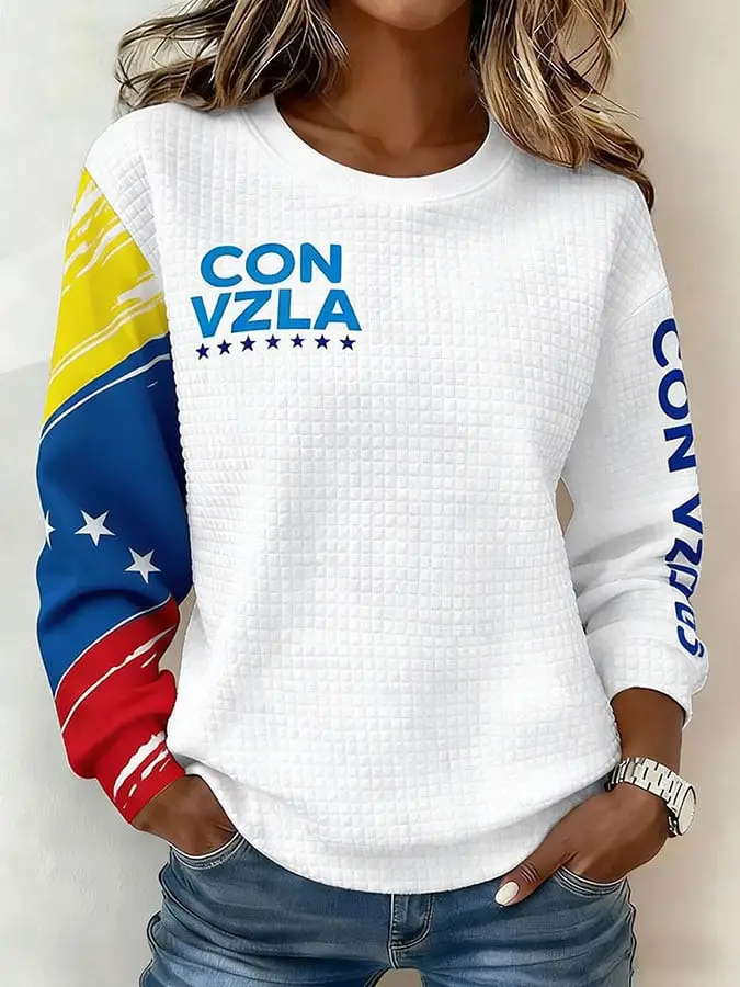 Con Venezuela Freedom Sweatshirt Venezuelan Political Pride Apparel Free Maduro Merch