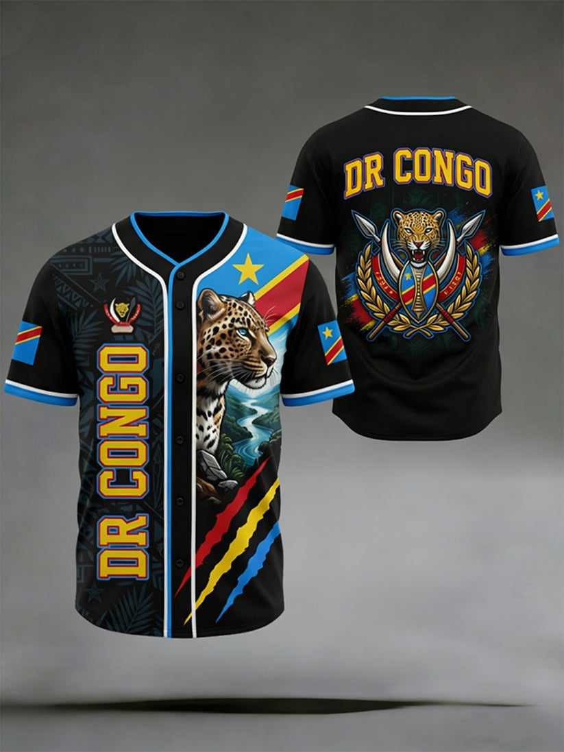 Congo 2026 FIFA World Cup Jersey Shirt DRC Soccer Clothing Congo Pride Gifts