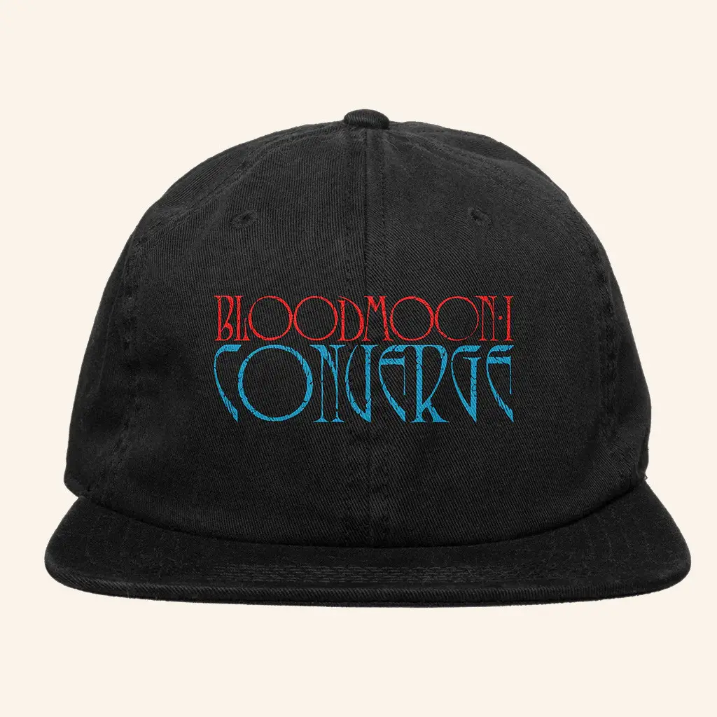 Converge Merch Converge Bloodmoon Horkey Logo Black Embroidered Snapback Hat Gift For Husband - WearandDecor