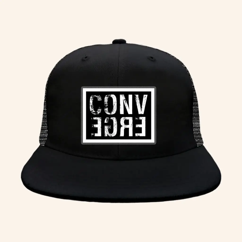 Converge Merch Horizontal Logo Trucker Hat Snapback Best Gifts For Dad - WearandDecor