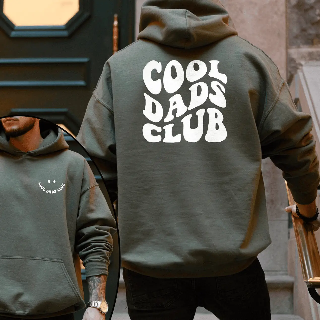 Cool Dads Club Hoodie New Dad Clothing Meaningful Father's Day Gifts Ideas