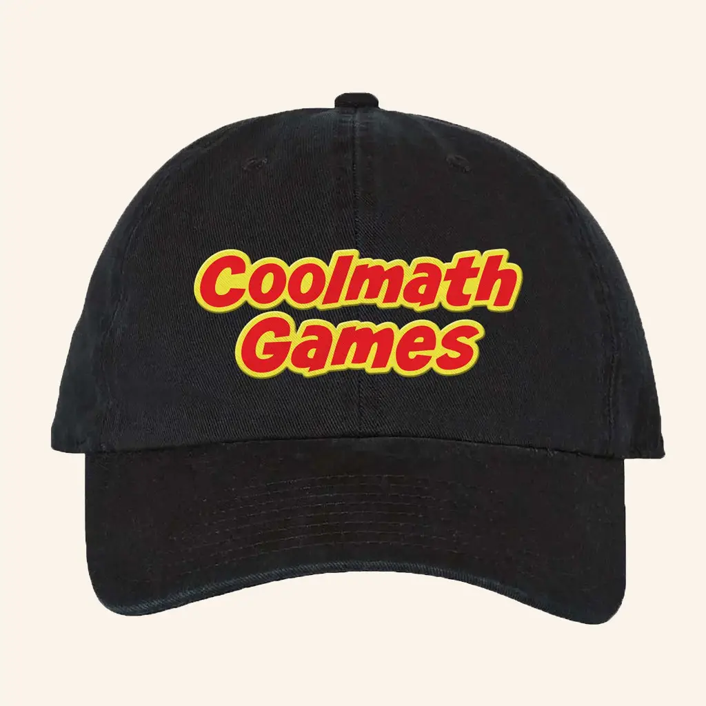 Coolmath Merch Coolmath Games Logo Embroidered Hat Gifts For Game Lovers - WearandDecor