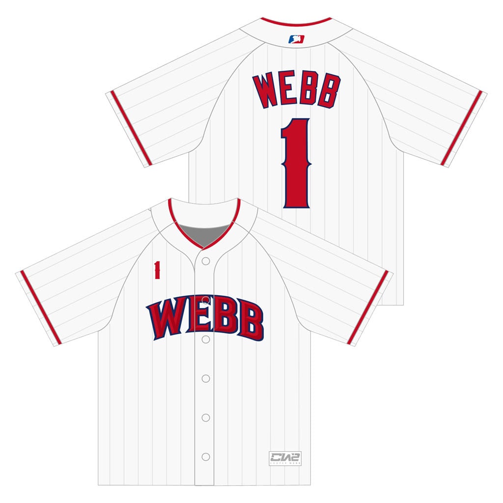 Cooper Webb Merch 2026 Webb #1 Baseball Jersey Cooper Webb Champions Merch Fan Gifts