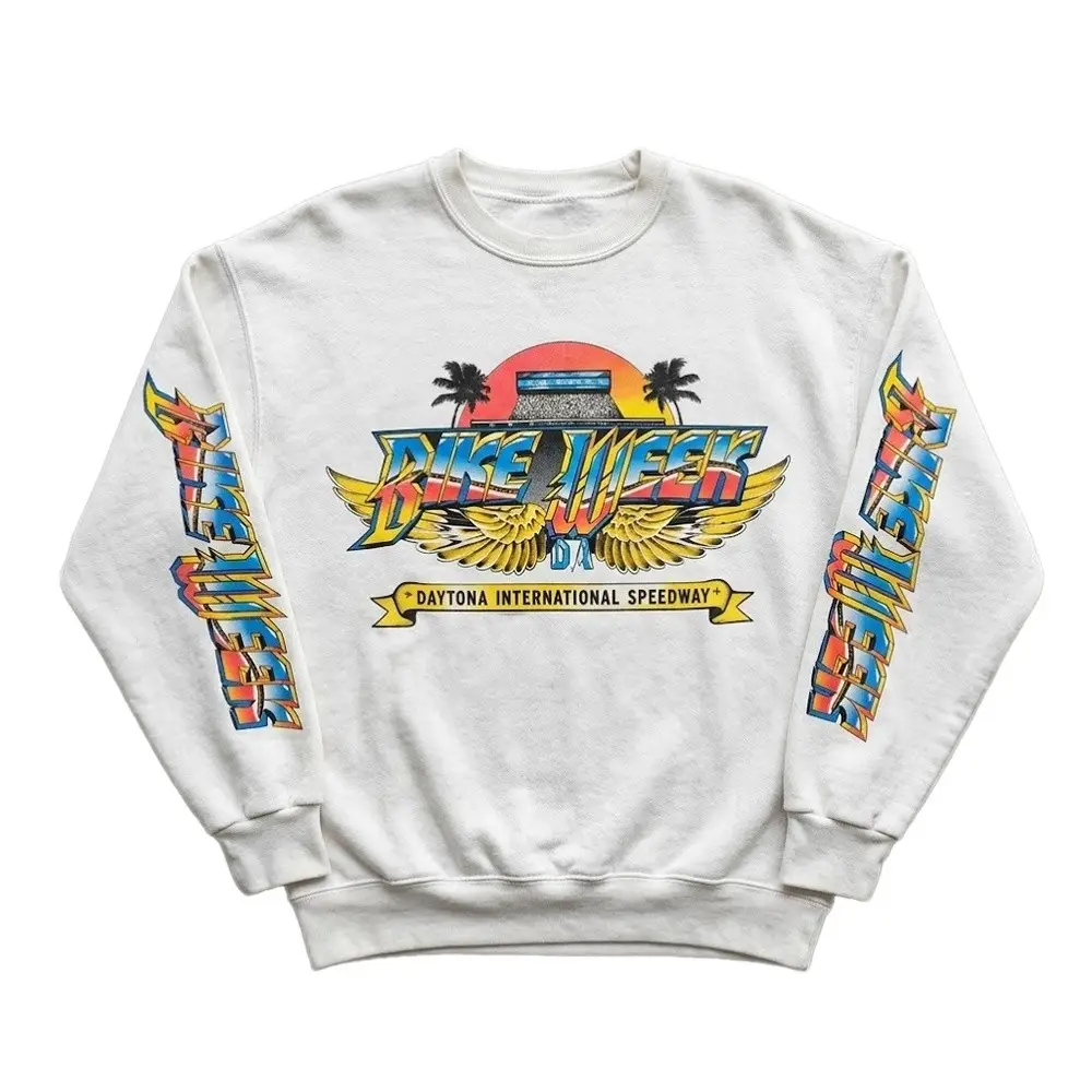 Copy of Bike Week Daytona Speedway Sweatshirt Motorcycle Racing Event Apparel Gift For Game Day