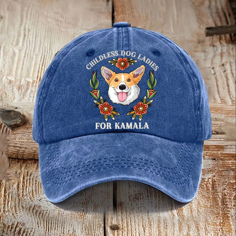Corgi Childless Dog Ladies For Kamala Hat President Kamala Hat Gifts For Dads Corgi Childless Dog Ladies For Kamala Hat President Kamala Hat Gifts For Dads - Image 1