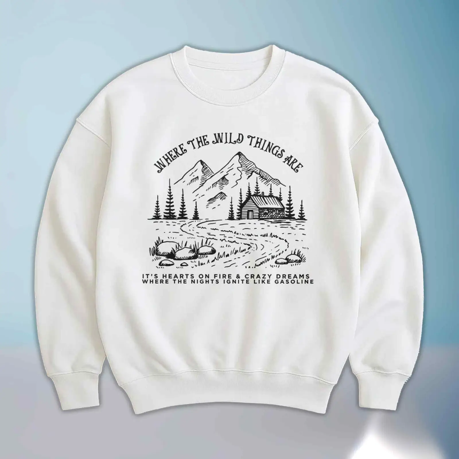 Country Music Lyric T-Shirt Mountain Cabin Apparel Gifts Ideas Father's Day