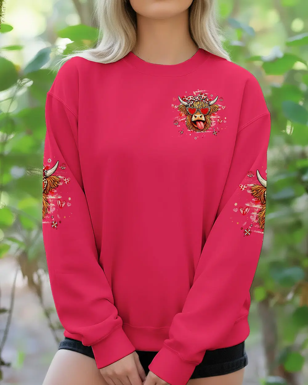 Cow Apparently I Have An Attitude Zipper Sweatshirt Cow With Heart Sunglasses Bow Gift For Wife