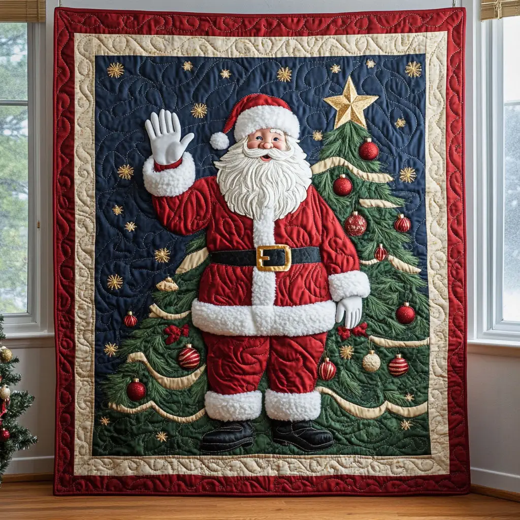 Cozy Noel Quilt Premium Quilt Blanket Gift for Family Gatherings