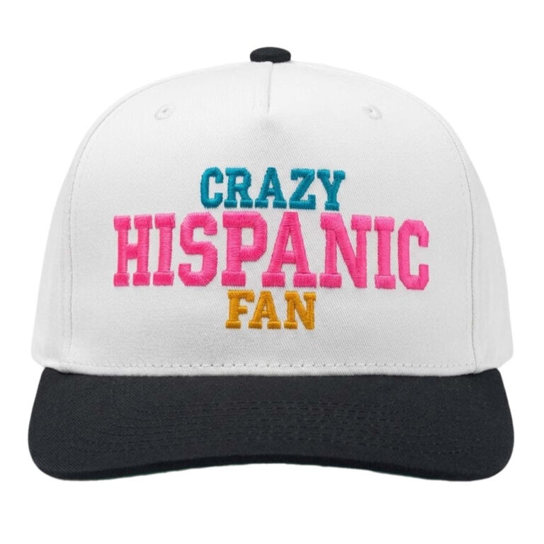 Crazy Hispanic Fan Baseball Cap Proud Of Culture Merch Gifts For Teens