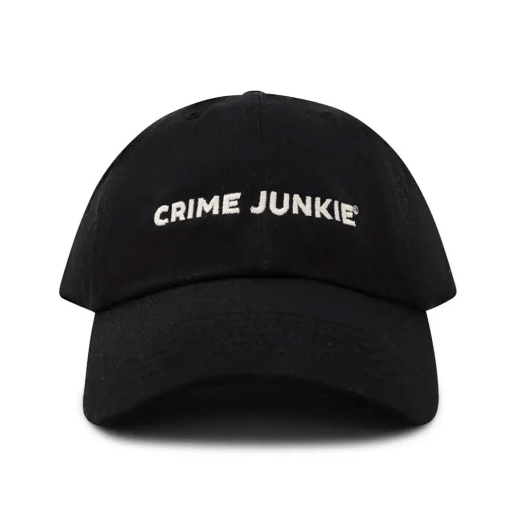 Crime Junkie Merch Crime Junkie Embroidered Hat Gifts For Dad -WearandDecor