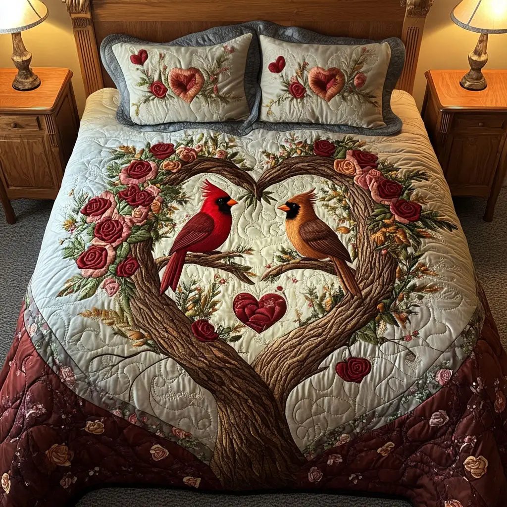 Crimson Bond Quilted Bedding Set Home Comfort Bedding Set That Everyone Will Love