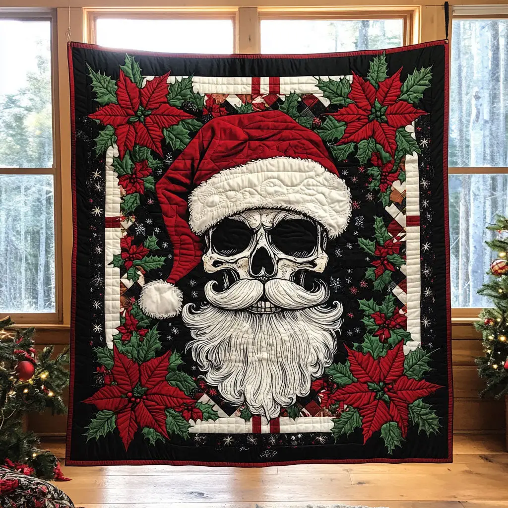 Crimson Skull Light Quilt Comfortable Quilt Blanket That Everyone Will Love