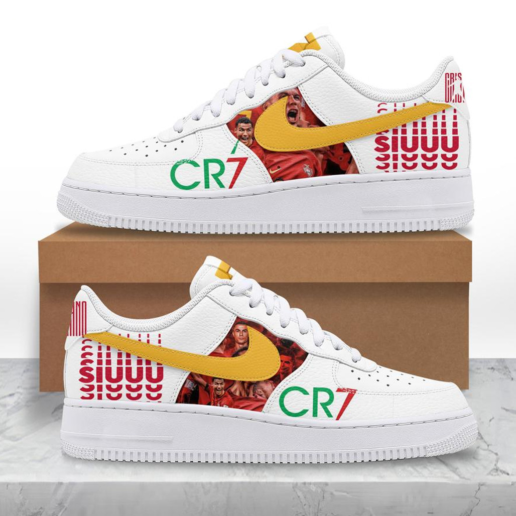 Cristiano Ronaldo CR7 SIUUU Air Force 1 Shoes Sneakers