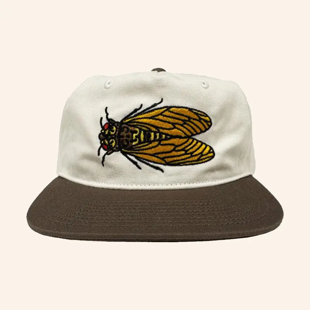 Crooked Creek Holler Merch Cicada Embroidered Hat Snapback Best Gifts For Husband -WearandDecor