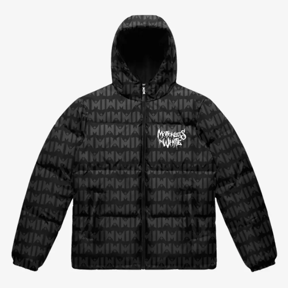 Crosses Puffer Motionless In White Zip Hoodie Motionless In White Apparel Gift Ideas Crosses Puffer Motionless In White Zip Hoodie Motionless In White Apparel Gift Ideas - Image 1