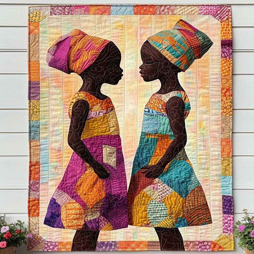 Crowned Sisters Quilted Blanket Bedroom Decor Christmas Religious Christmas Gifts