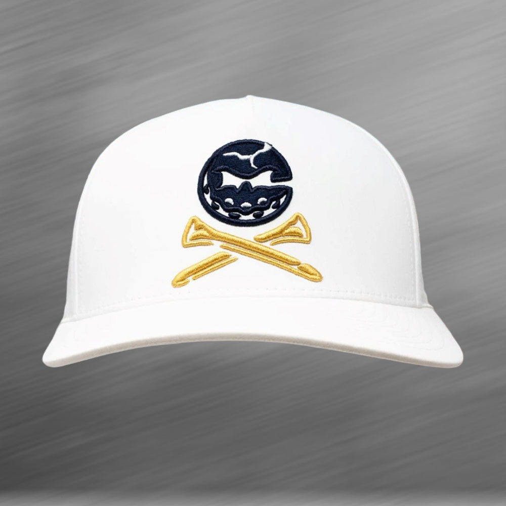 Crushers Golf Bryson Dechambeau Embroidered Hat White Bryson Dechambeau Cap Merch