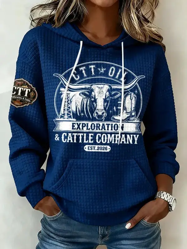 CTT Oil Exploration And Cattle Company Hoodie West Texas Company Landman Merch Fan Gifts 2026 CTT Oil Exploration And Cattle Company Hoodie West Texas Company Landman Merch Fan Gifts 2026 - Image 1
