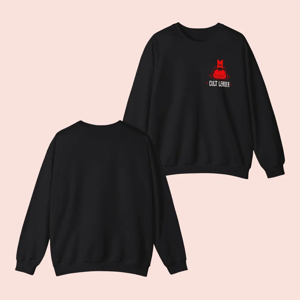 Cult Of The Lamb Merch Cult Leader Sweatshirt Gifts For A Video Game Lover