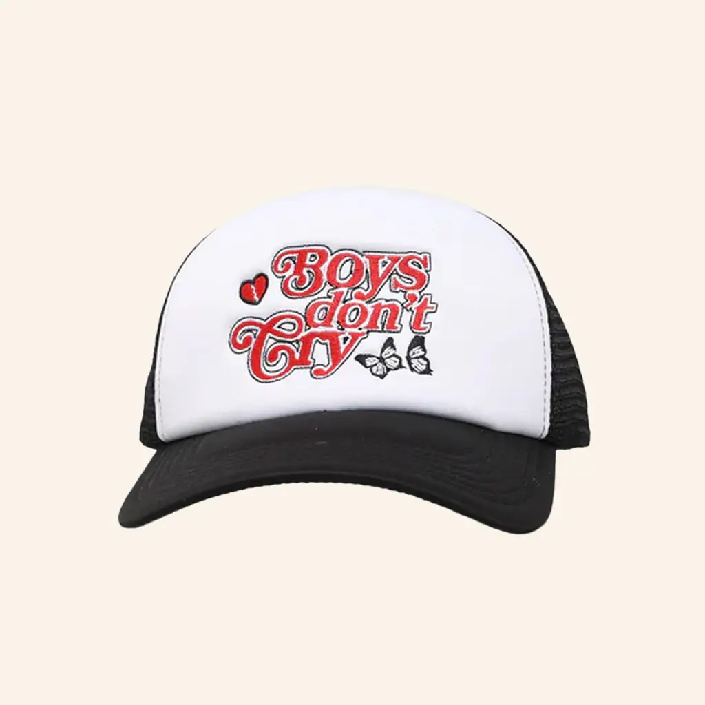 Culture Kings Merch Boys Don't Cry Trucker Hat Embroidered Christmas Gift Ideas For Dad - Wear&Decor