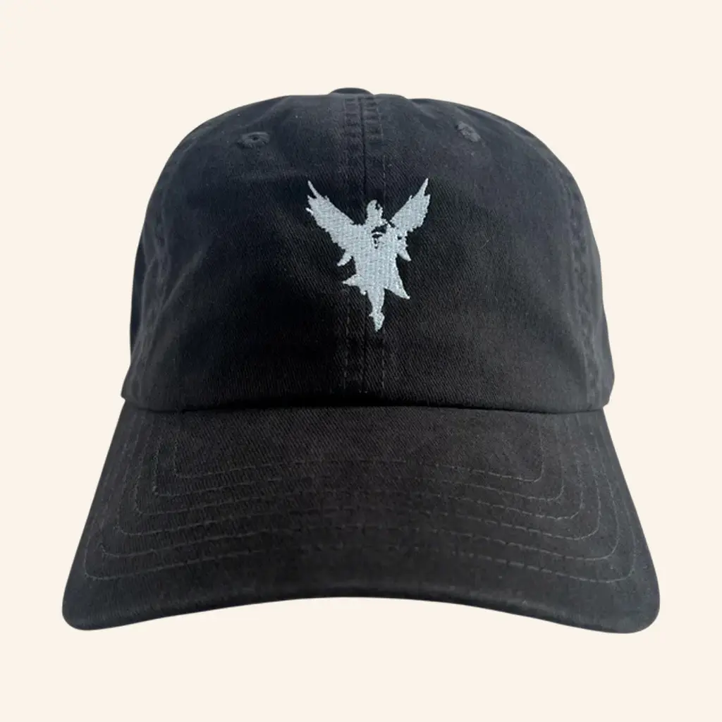 Currents Band Merch Angel Black Hat Embroidered Good Christmas Gifts For Boyfriend -WearandDecor