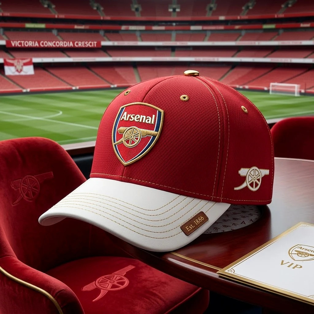 Custom Arsenal Baseball Hat Arsenal FC Logo Cap Gifts For Football Fans