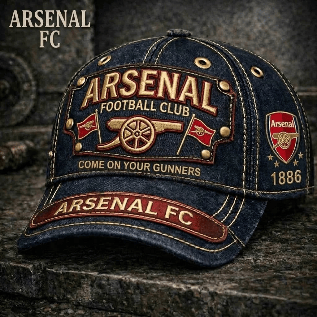 Custom Arsenal Baseball Hat Come On Your Gunners Cap Gifts For Football Fans