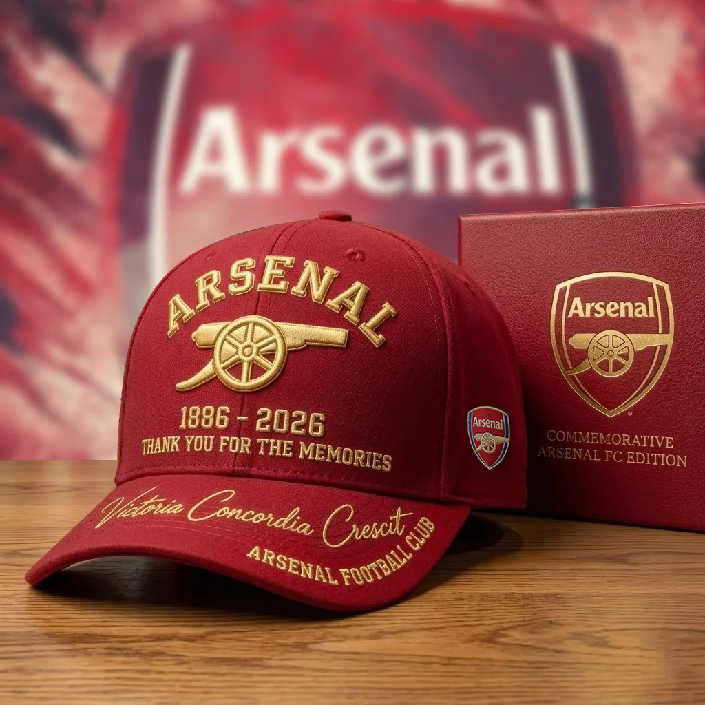 Custom Arsenal Baseball Hat Thank You For The Memories Cap Gifts For Football Fans