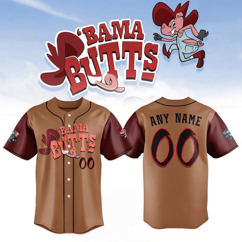 Custom Bama Butts 2026 Limited Edition Jersey Bama Butts Merch Great Gifts For Dad