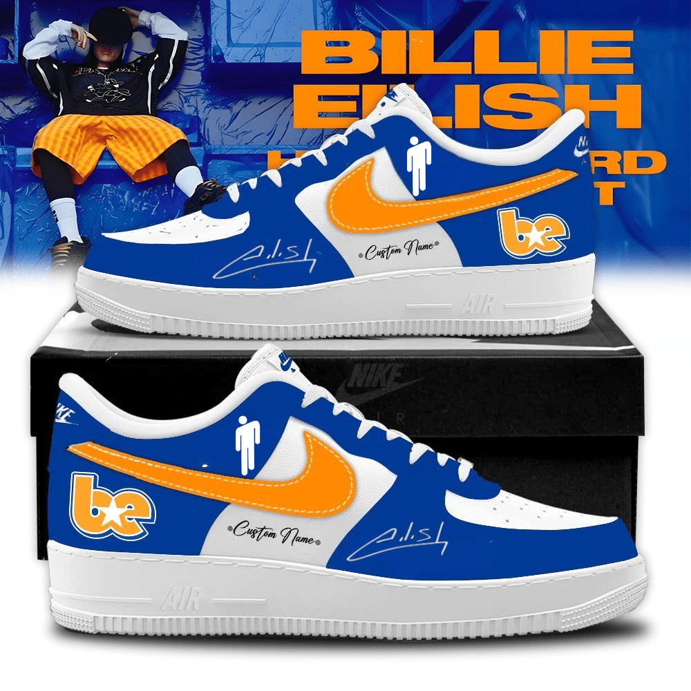 Custom Billie Eilish Hit Me Hard And Soft AF1 Shoes Billie Eilish Merch Gift For Concert Lover