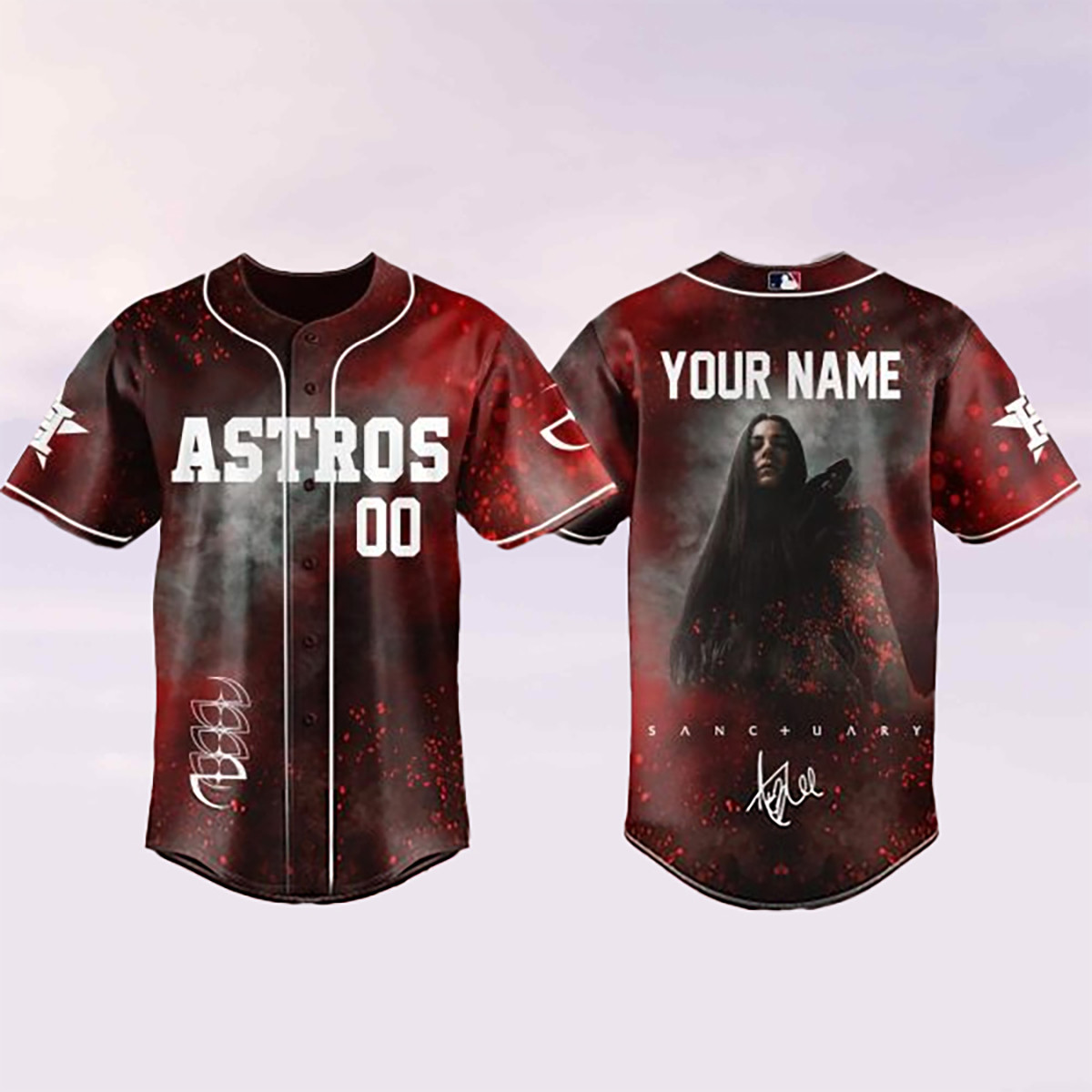 Custom Houston Astros Baseball Jersey Evanescence World Tour 2026 Apparel Gift For Fans