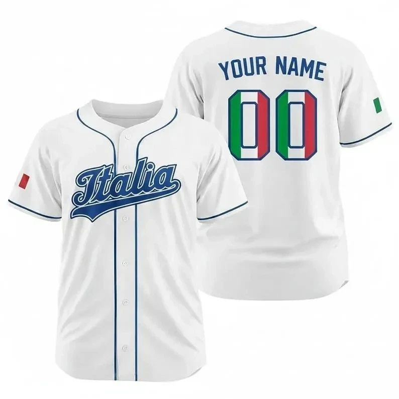 Custom Italy World Baseball Classic 2026 Jersey Shirt Home Stadium Apparel Gift For Son
