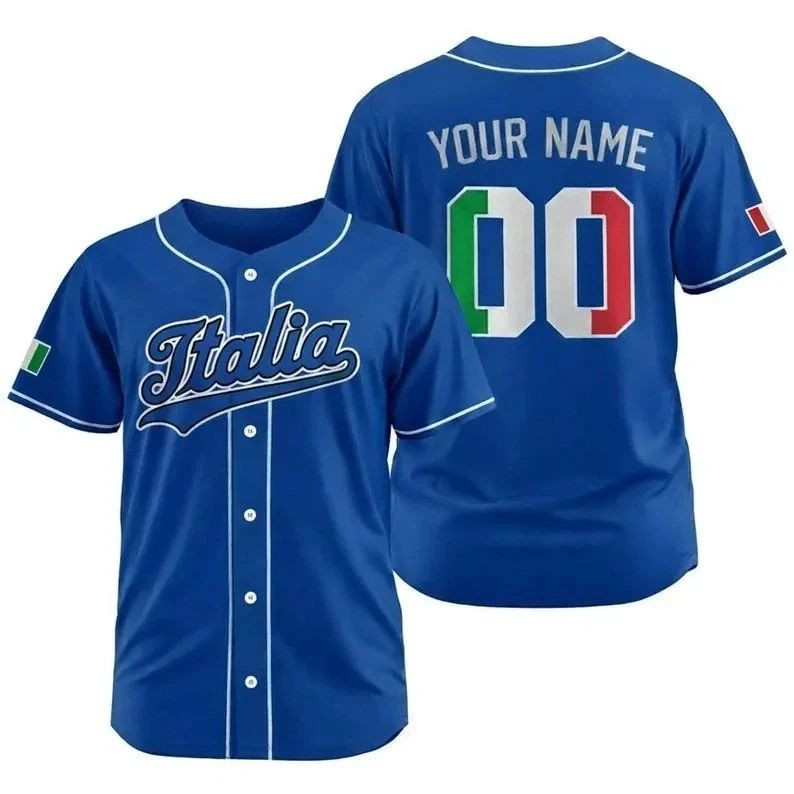Custom Italy World Baseball Classic 2026 Jersey Shirt Road Stadium Apparel Gift For Son