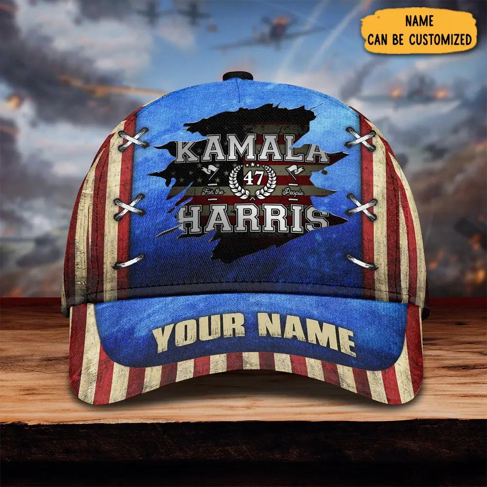Custom Kamala Harris 47 For The People Hat Vote Kamala 2024 Hat Gifts For Husband
