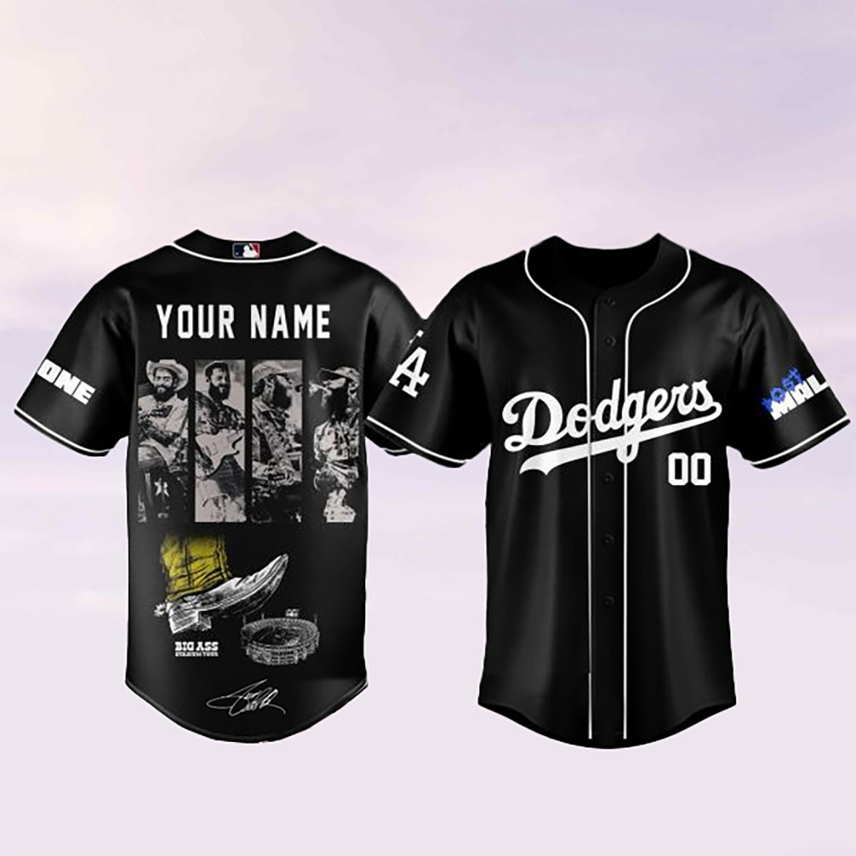 Custom Los Angeles Dodgers Jersey Shirt Malone Big Ass Stadium Tour 2026 Clothes Gift For Men
