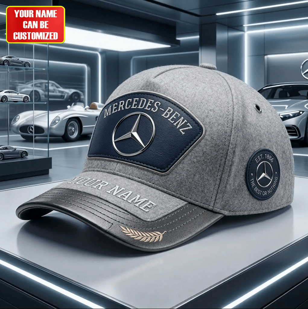 Custom Mercedes Benz Est 1886 Anniversary Baseball Hat Mercedes Cap Gift For Dad Custom Mercedes Benz Est 1886 Anniversary Baseball Hat Mercedes Cap Gift For Dad - Image 1