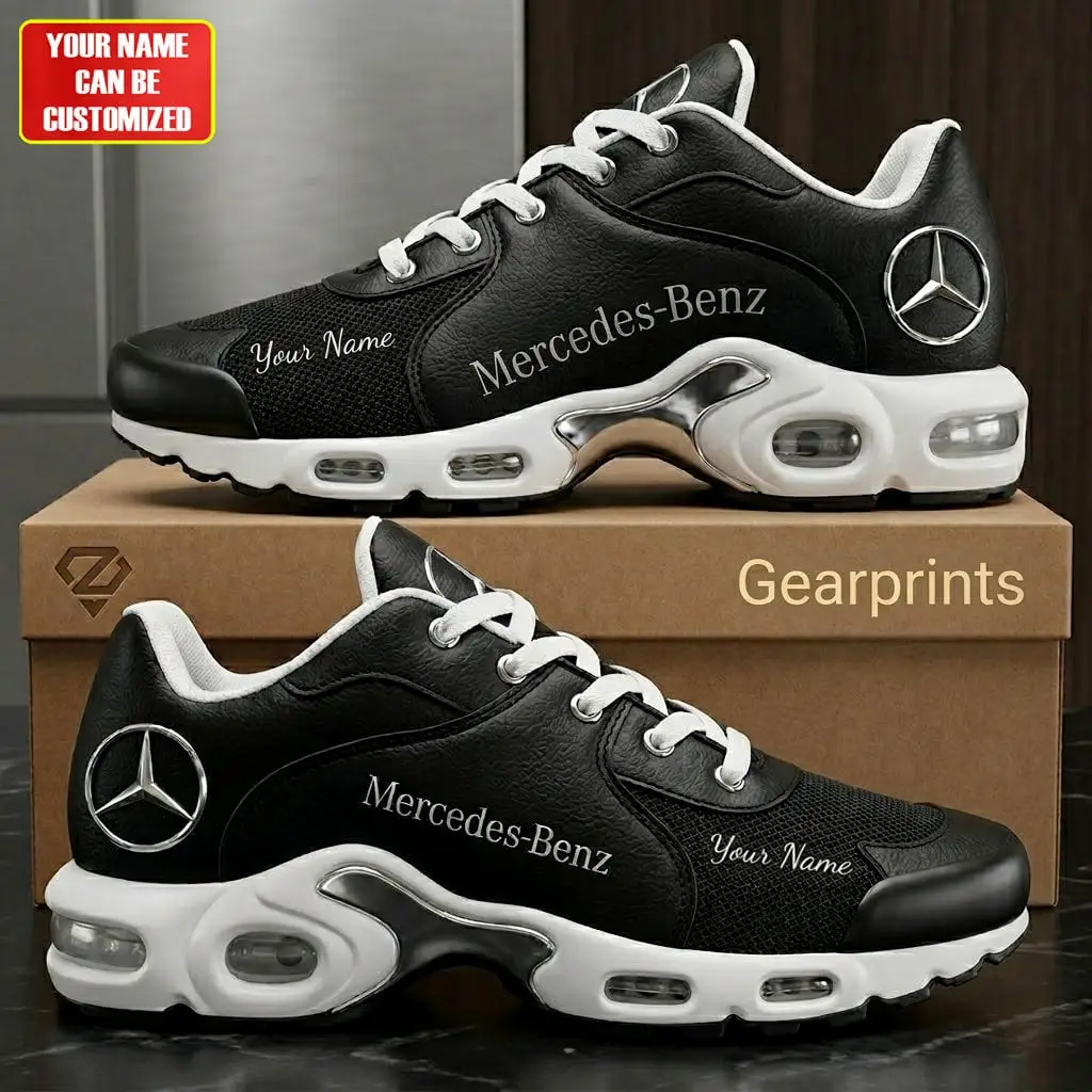 Custom Mercedes Benz Sneaker Mercedes 100th Anniversary 1926 - 2026 Merch Gift For Dad