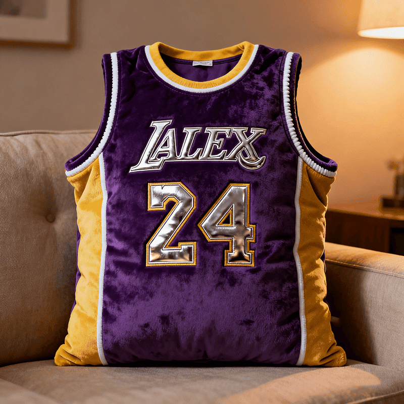 Custom Name Basketball Jersey Pillow Basketball Uniform 3D Print Great Pillow Cool Gift for Brothers Custom Name Basketball Jersey Pillow Basketball Uniform 3D Print Great Pillow Cool Gift for Brothers - Image 1