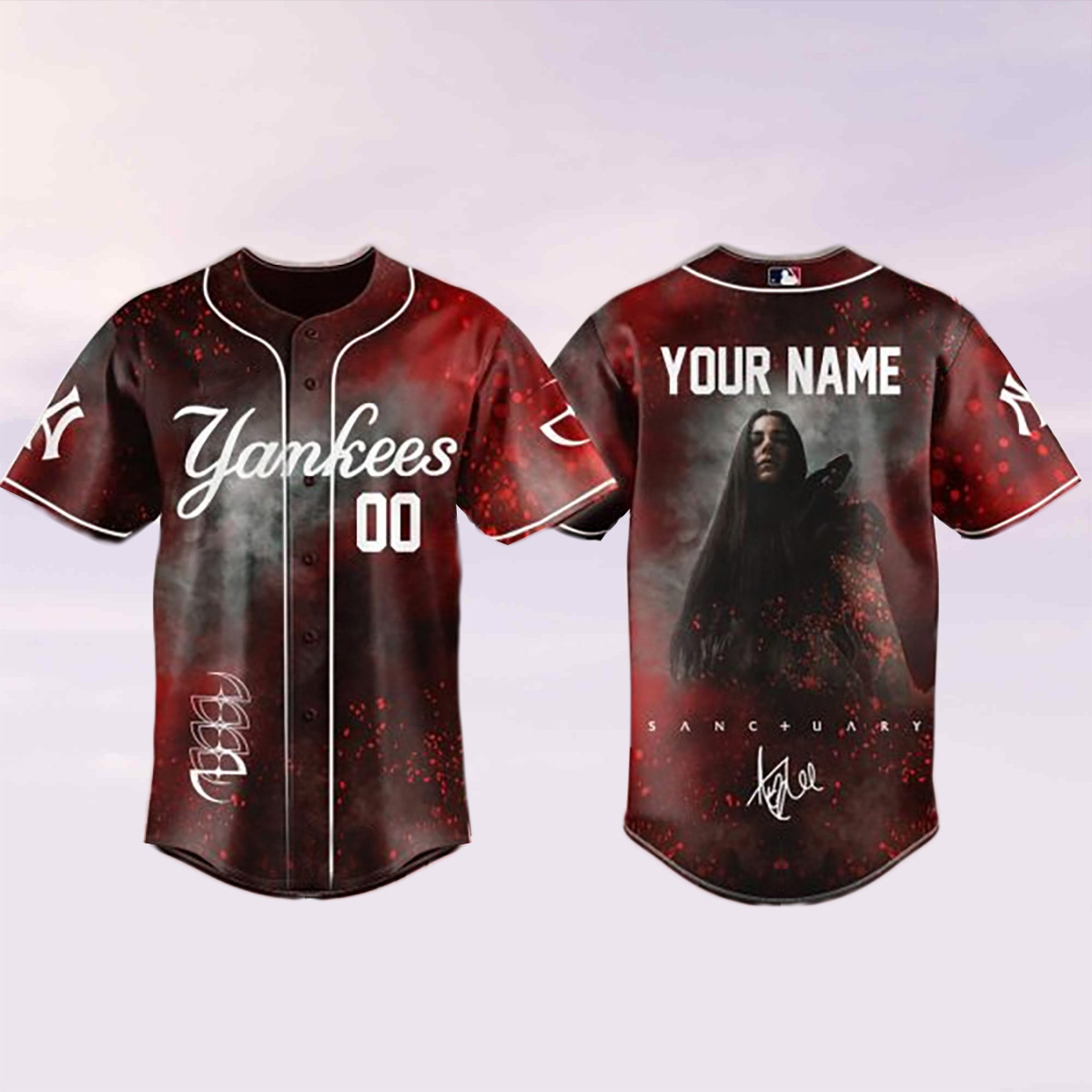 Custom New York Yankees Baseball Jersey Evanescence World Tour 2026 Apparel Gift For Men