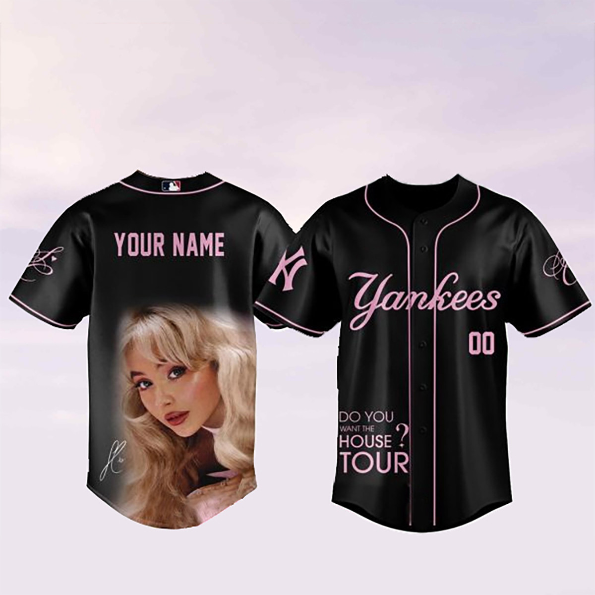 Custom New York Yankees Jersey Shirt Sabrina Carpenter Coachella Clothes Gift For Fans