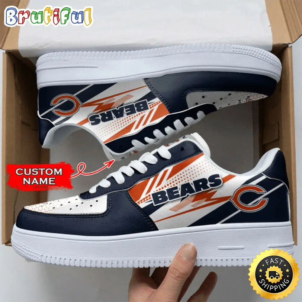 Custom NFL Chicago Bears Air Force 1 Shoes Sports Sneaker For Fans Custom NFL Chicago Bears Air Force 1 Shoes Sports Sneaker For Fans - Image 1