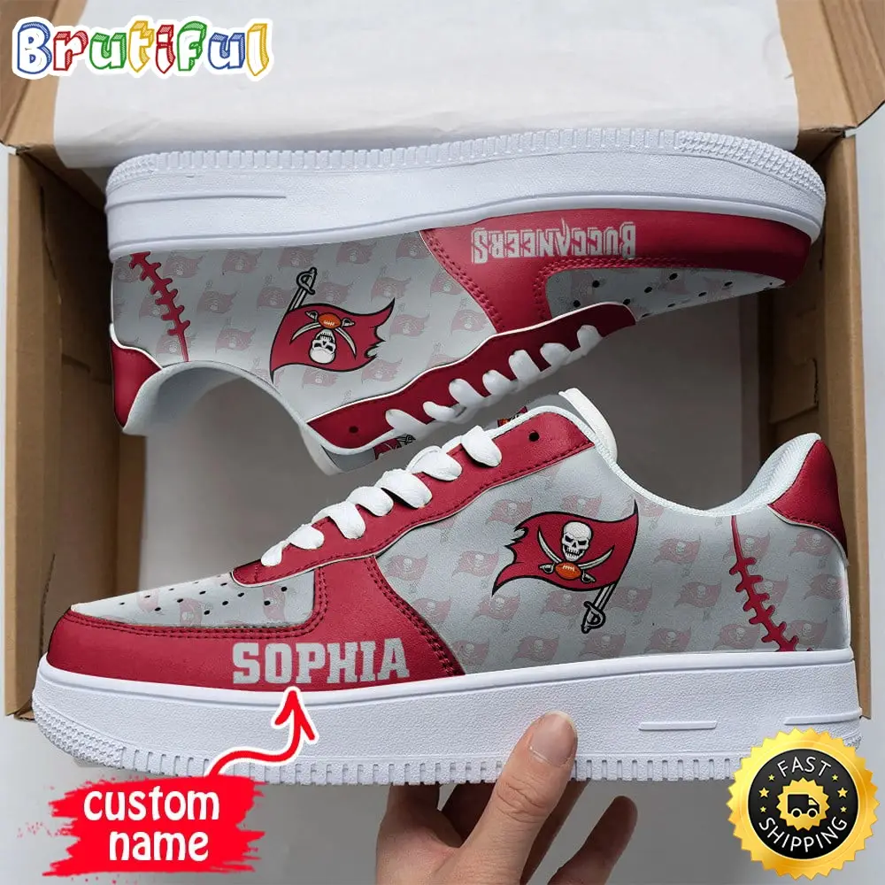 Custom NFL Tampa Bay Buccaneers Air Force 1 Shoes Fashionable Air Force 1