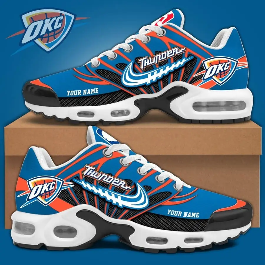 Custom Oklahoma City Thunder Air Max Plus Sneakers Merch Sport Shoes Basketball Fan Gifts Custom Oklahoma City Thunder Air Max Plus Sneakers Merch Sport Shoes Basketball Fan Gifts - Image 1